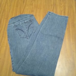 2 Pairs Indigo Blue Maternity Jeans